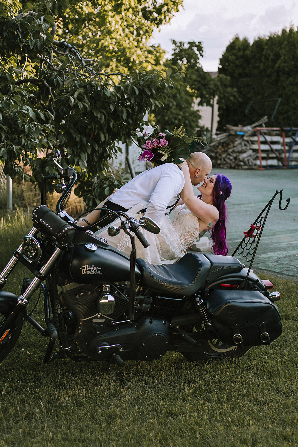 Mikael & Kristine | Backyard Elopement Wedding